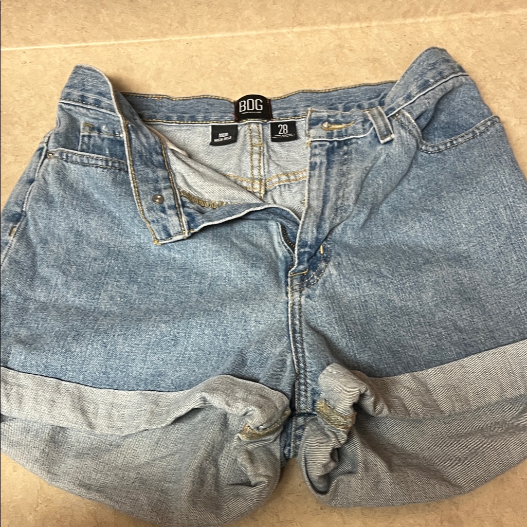 Bdg Classic Blue Denim Shorts